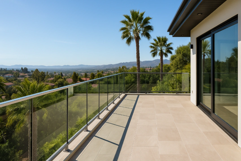 Balcony Railing Replacement by Mission Viejo Glass